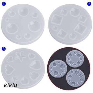 Kiki molde de silicona DIY joyería colgante pendientes collar artesanía herramienta geométrica