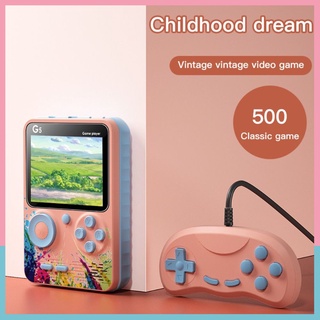 Consola de juegos de 500 en 1 Mini Portátil de 3.0 pulgadas/consola de juegos Retro/videojuego clásico Para niños