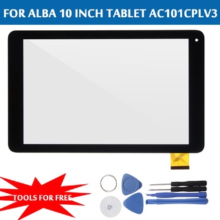 10" Touch Screen Digitizer Glass For Alba Tablet AC101CPLV3 + Tools