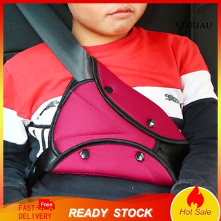 2pcs niños niños triángulo coche cinturón de seguridad correa de seguridad ajustador almohadilla