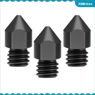 3 boquillas de impresora 3d de acero para extrusoras de filamento de 1,75 mm, cabezal de impresión de 0,2 mm (6)