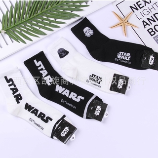 COD Starwars calcetines Star wars dispersados calcetín coreano hombres ocio moda algodón regalo barato