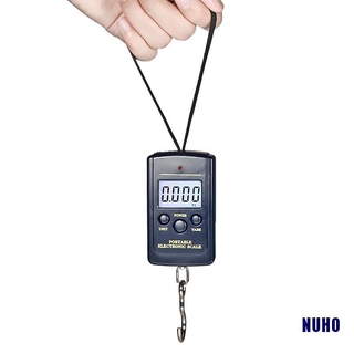 Gancho Digital Lcd Nuho con 40kg/10g Para equipaje colgante/Peso De equipaje