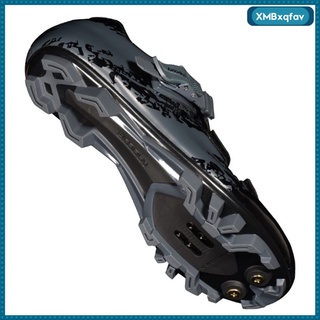 transpirable bicicleta de montaña zapatos de ciclismo spd cleat zapatos negro gris