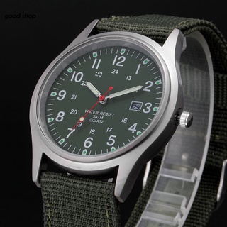 Reloj De pulsera Militar Analógico Militar impermeable deportivo con correa De tela para hombre