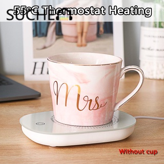 Suchen calentador de calor USB resistente al calor posavasos posavasos calentador de calor posavasos de oficina placa de calefacción 55 C hogar taza eléctrica (1)