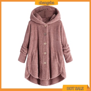 Zm/abrigo Irregular De lana Para mujer/holgado/suave/De Moda Para invierno (Xl)