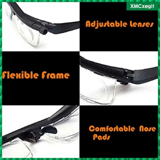 2 pares de gafas presbópicas ajustables de fuerza lector de lentes adecuados (8)
