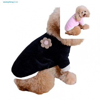 wwangdengj.co Winter Warm Plush Two-legged O-neck Dog Puppy Vest Shirt Sweater Pet Clothes