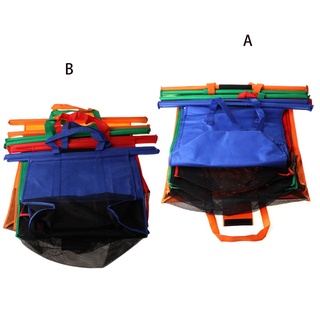lu pack de 4 bolsas reutilizables para carrito de compras, bolsas reutilizables, reutilizables, para comestibles calientes o fríos