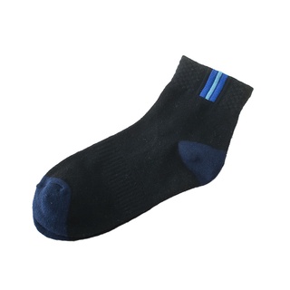 1 par de calcetines de algodón deportivos antideslizantes de media longitud calcetines gruesos calientes (1)