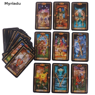 [myriadu] juego de cartas de cartas de tarot 78 piezas guía del destino juego de mesa juego de cartas.