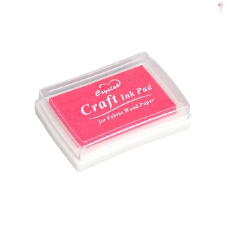Craft Ink Pad DIY sello Inkpad para niños adultos para sellos de goma de papel tela de madera Scrapbooking diario decoración de tarjeta de regalo