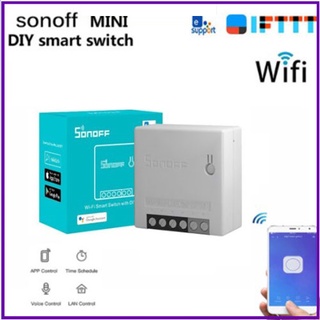 Sonoff Mini R2 Smart Pequeño Interruptor Wi-Fi De Control Remoto Cuerpo Compatible Con Un Externo Jg.Br