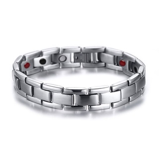 Removable Magnetic Therapy Bracelet European And American Titanium Steel