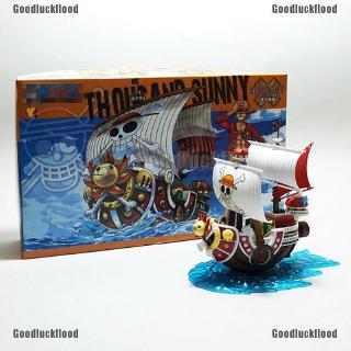 wy one piece thousand sunny pirate ship modelo de juguete montado cd coleccionable (4)