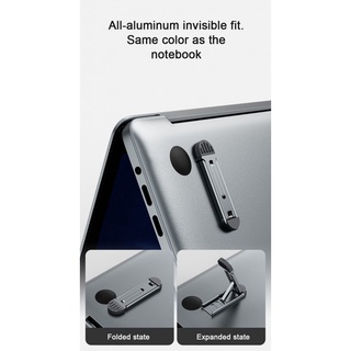 [booboom] Soporte de computadora para teléfono móvil/soporte plegable de aleación de aluminio para teléfono celular (7)