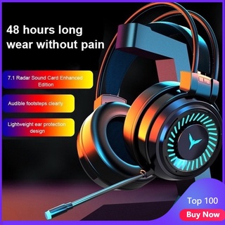 Top auriculares auriculares para juegos con micrófono RGB sonido envolvente estéreo con cable e inalámbrico auriculares Bluetooth para PC portátil