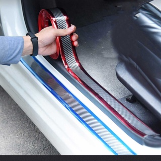 5 cm/7 cm pegatinas coche 5D 6D fibra de carbono moda tira General Motors doorsill a prueba de arañazos parachoques delantero y trasero (2)