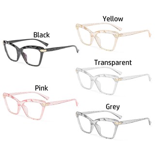 Gafas Cuadradas De Computadora Para Mujer Cuidado De La Visión De Gran Tamaño Moda Retro Clásica Multicolor (2)