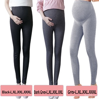 JCFS🔥Productos al contado🔥florecer fitness slim leggings color sólido tela de maternidad mujeres embarazadas mujeres de moda acogedor cintura alta flaco embarazo pantalones de yoga/multicolor