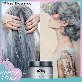 pluscloth1.co unisex profesional fácil modelado temporal tinte diy color de pelo cera crema para el cabello