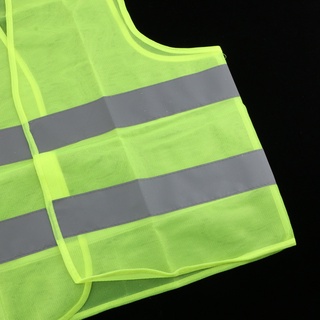 [nuevas llegadas] chaleco de seguridad verde neón de alta visibilidad hi vis reflectante chaqueta universal