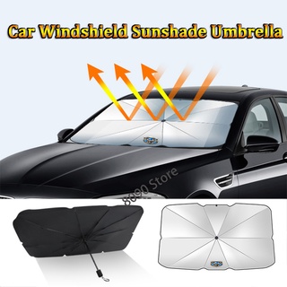Parabrisas delantero del coche Parasol Auto rayos UV y Reflector de calor plegable paraguas para Geely EC7 EC8 GE GT