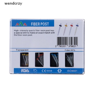 wendcrzy 1 caja de fibra dental conjunto de fibra post y 4 taladros dentista kits de producto co