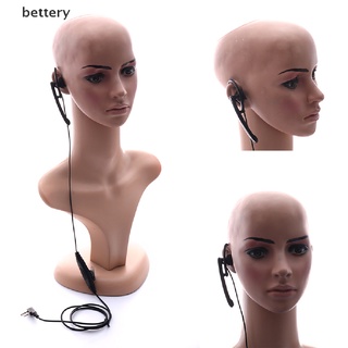 [bettery] Ear Rod Headphones 2 Pin Ear Bar Earpiece Mic PTT Mic Tactical Headset For Radio CO