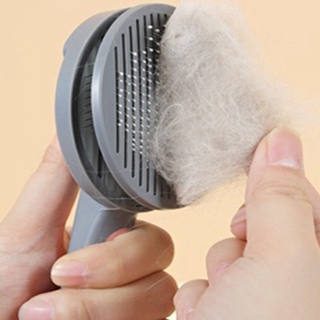 1 pza peine de aguja fina gruesa para mascotas/perro/gato/limpieza/herramienta automática para la higiene y el aseo del cabello (5)