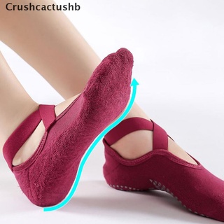 [crushcactushb] calcetines de yoga para mujer antideslizante vendaje transpirable pilates ballet danza calcetines venta caliente