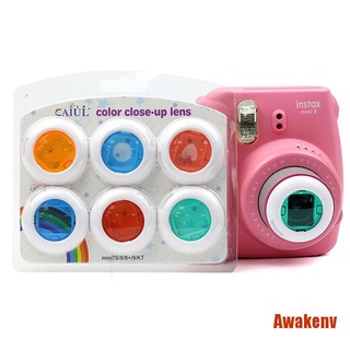 AWAK 6 Close Up - filtros de lente de Color para película Fujifilm Instax Mini 7s/8/8+/9