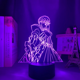 fate stay night saber led luz de noche lámpara para decoración de dormitorio regalo de cumpleaños manga destino estancia noche saber lámpara 3d anime-4-q