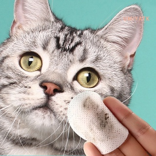 130 toallitas para mascotas/perros/gatos/toalla húmeda para aseo de ojos/lágrima (3)