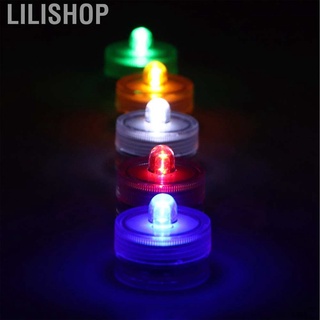Lilishop - 5 paquetes de luces de té subacuáticas impermeables, coloridas, para acuario (4)