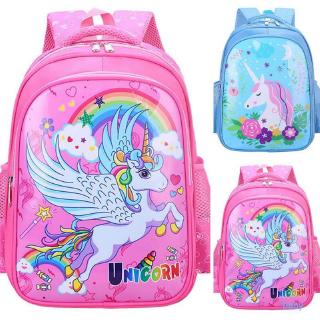 Original niños niñas de dibujos animados unicornio mochila Kindergarten bolsa mochila escuela primaria bolsa Nan
