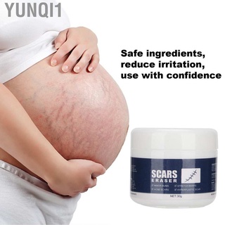 yunqi1 crema de estrías ingredientes seguros buen efecto de reparación reduce la melanina 30g eliminación de cicatrices para mujeres embarazadas (3)
