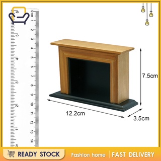 [Fashion Home] Mini 1:12 estufa De madera Para decoración De Sala De Estar/adorno De muebles