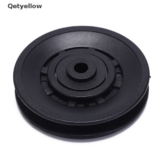 Qetyellow 1pc 90 mm negro rodamiento polea Cable de rueda equipo de gimnasio parte resistente al desgaste kit de gimnasio MY
