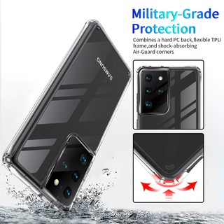Samsung Galaxy S22 S21 S20 Note 20 Ultra S10 S20 10 Plus S20 FE Caso De Grado Militar A Prueba De Golpes Cubierta Acrílica