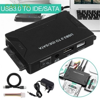 CAITLYN All in One Hard Drive Adapter Sata 3 Cable HDD SSD Converter SATA Converter for 2.5 3.5 Hard Disk USB To IDE & SATA Computer Connectors for PC Laptop Multifunctional USB 2.0 IDE SATA Adapter