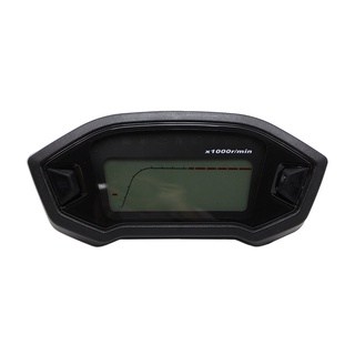 velocímetro digital lcd para motocicleta, cuentakilómetros, tacómetro, temperatura para 12 v, universal scooter, instrumento de moto lm (3)