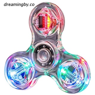 dreamingby.co novedad múltiples cambios led fidget spinner luminoso mano superior spinners brillan en la oscuridad edc alivio del estrés juguetes