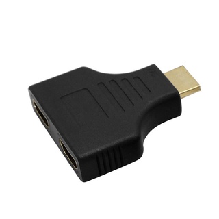 1080P HDMI compatible con puertos macho a 2 hembra 1 en 2 adaptador divisor de salida