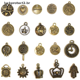 CHARMS [luckprotect2.br] 50 g DIY cuentas de Metal colgante pulsera collar accesorios joyería fabricación. (6)