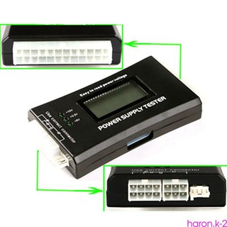 Probador de fuente de alimentación 20/24 Pin SATA HDD comprobador de computadora ATX LCD ITX BTX SRK largo (4)