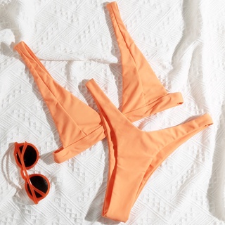 *DMGO*=Women Solid Lace Bikini Set Push Up Swimsuit Beachwear Padded Swimwear (4)