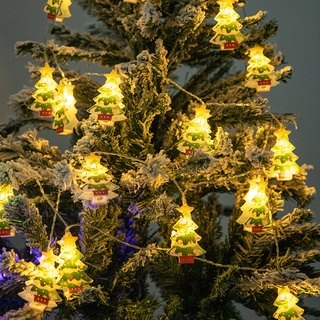 1.5M 3M Navidad Luces De Hadas/Alimentado Con Pilas Santa Claus Alambre De Cobre/Luz Nocturna Decorativa Para Año Nuevo , Fiesta , Habitación De Los Niños (6)