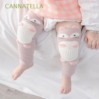 CANNATELLA Toddlers Baby Knee Pad Cute Long Leg Warmer Infant Elbow Cushion Keep Warm Knee Support Cartoon Thick Safety Crawling 0-3 years baby Knee Protector/Multicolor